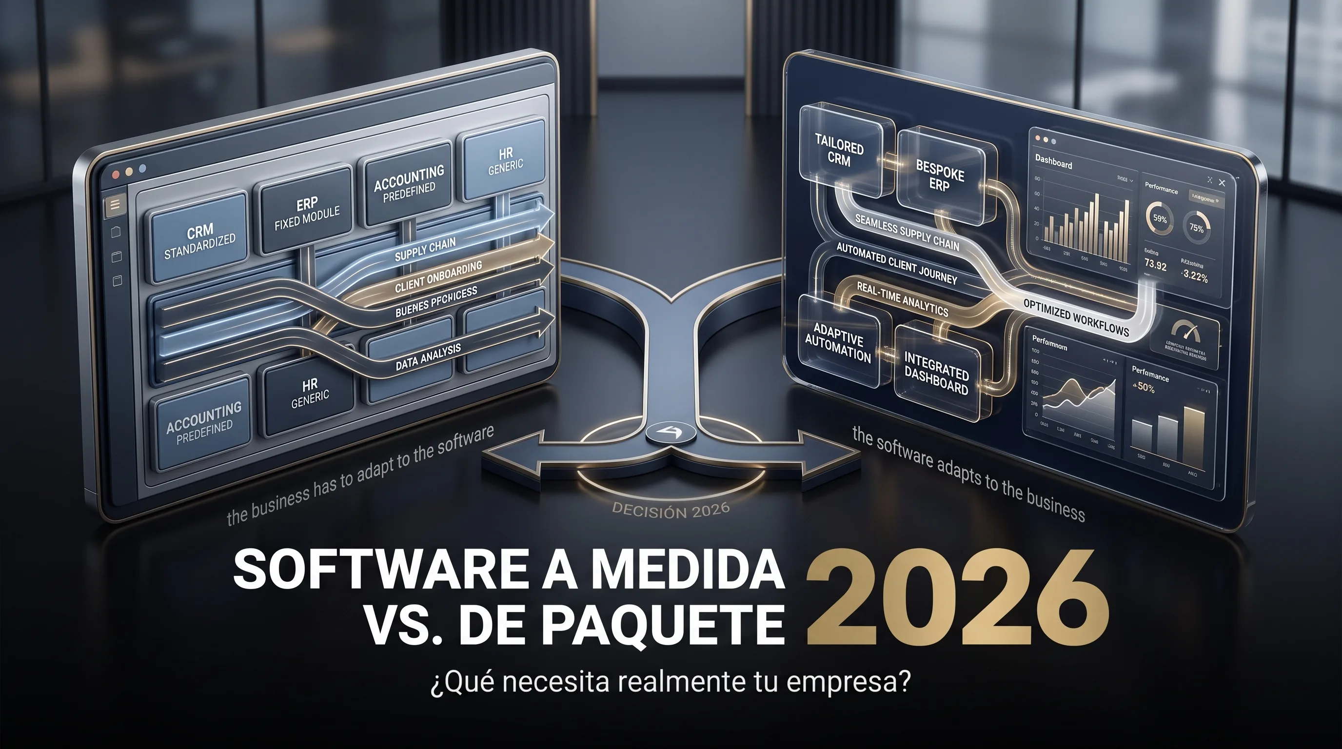 Software a medida vs paquete 2026