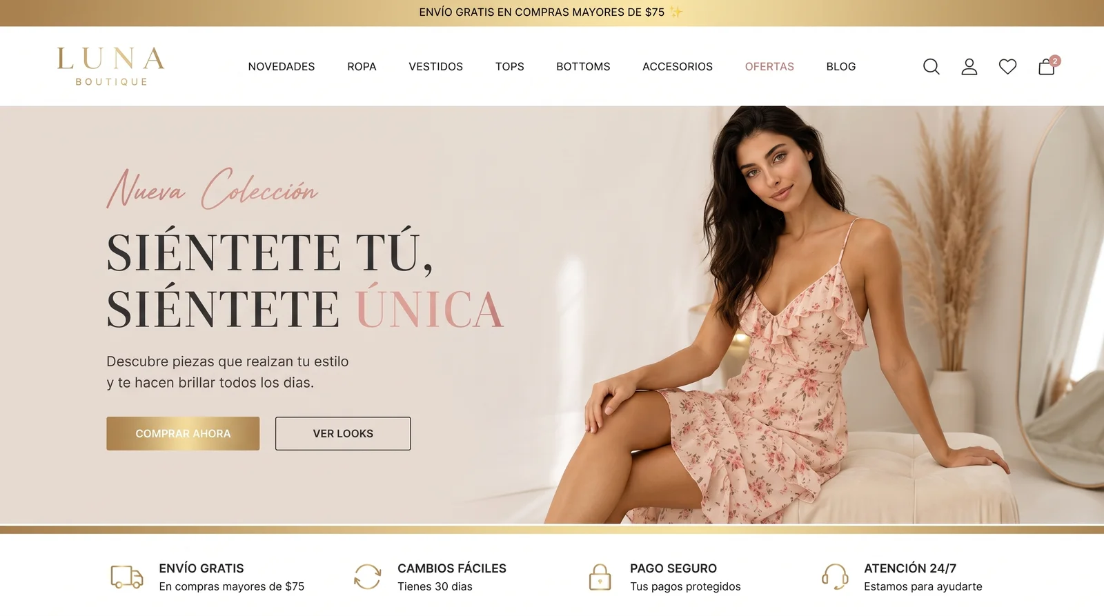 Plantilla web Lune