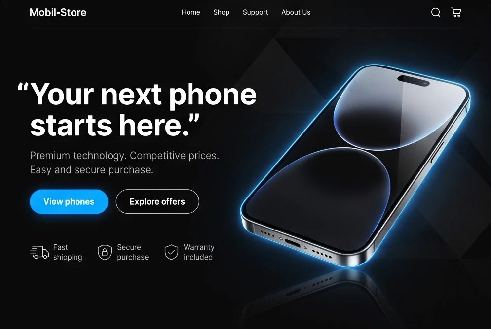 Sitio web Mobil