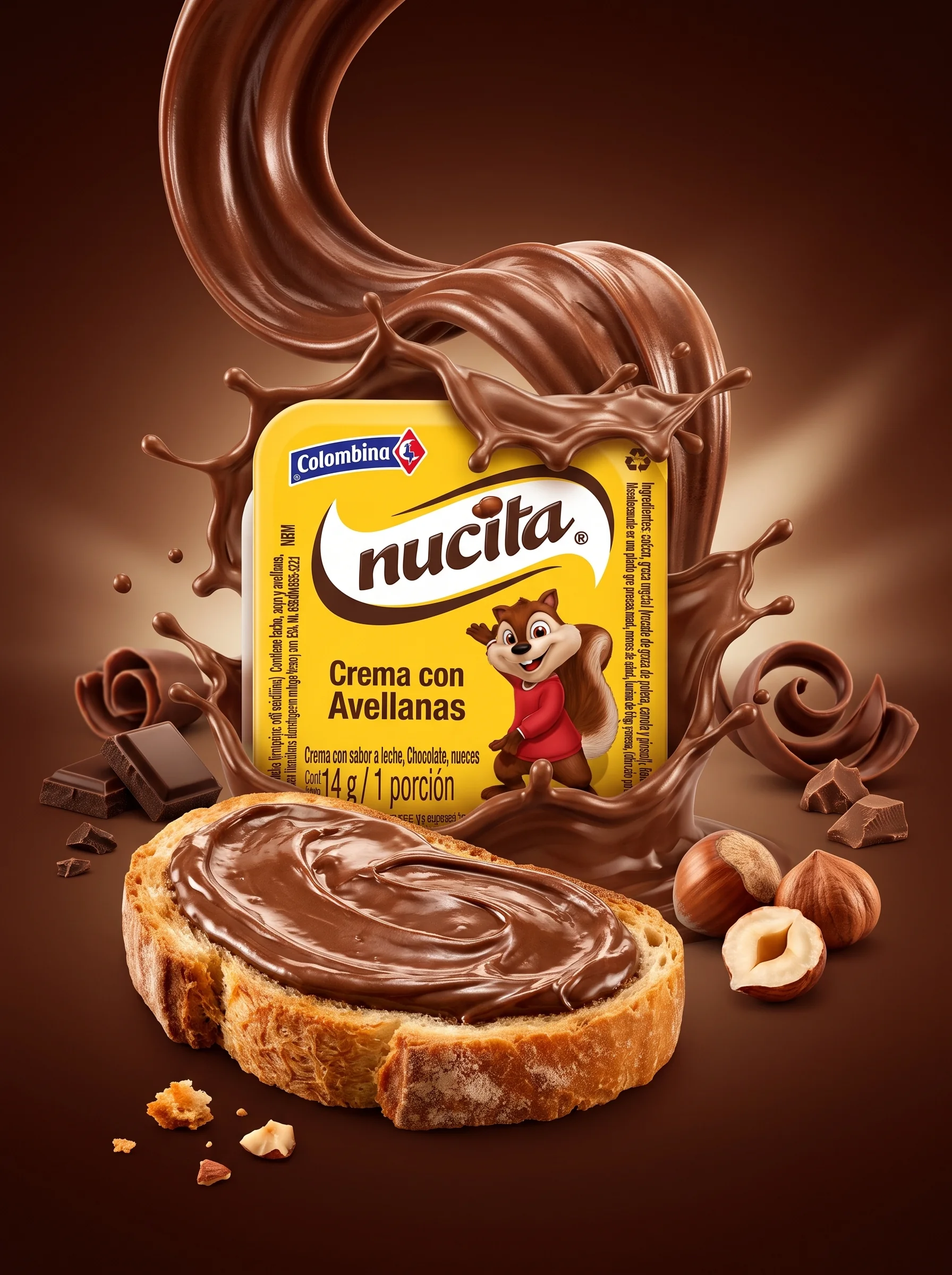 Anuncio de Nucita - diseño publicitario