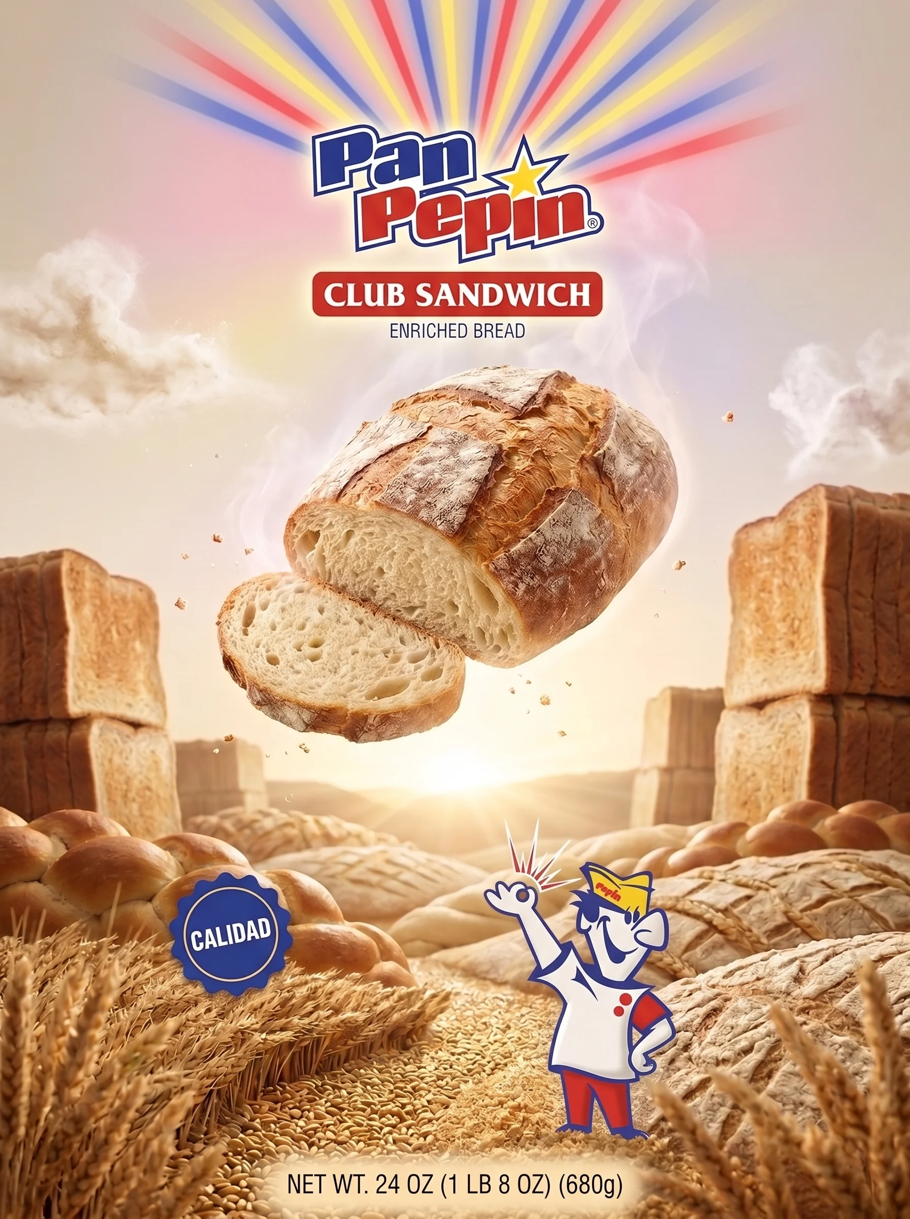 Anuncio de Pan Pepín - diseño publicitario