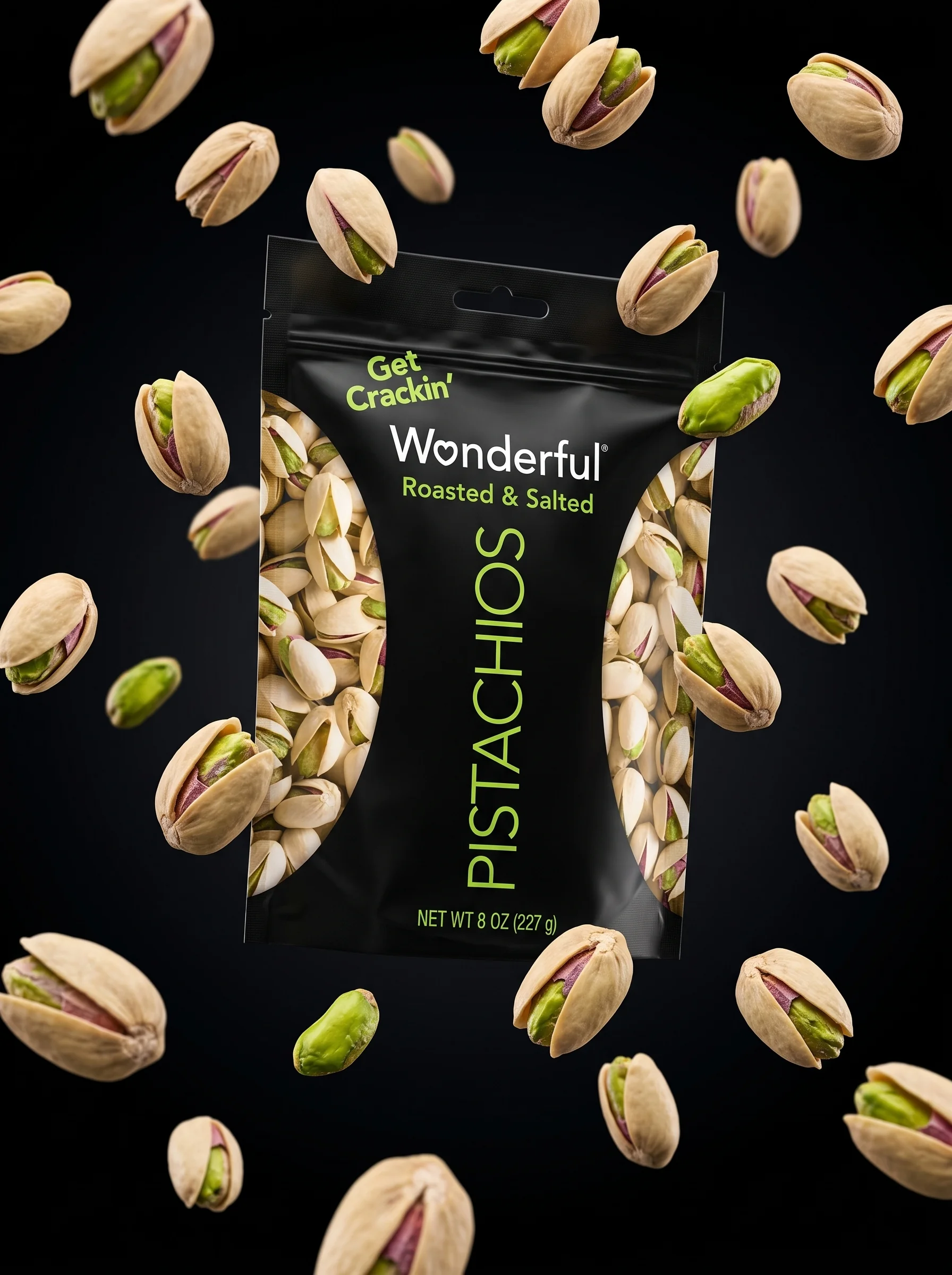 Fotografía de producto - bolsa de pistachos