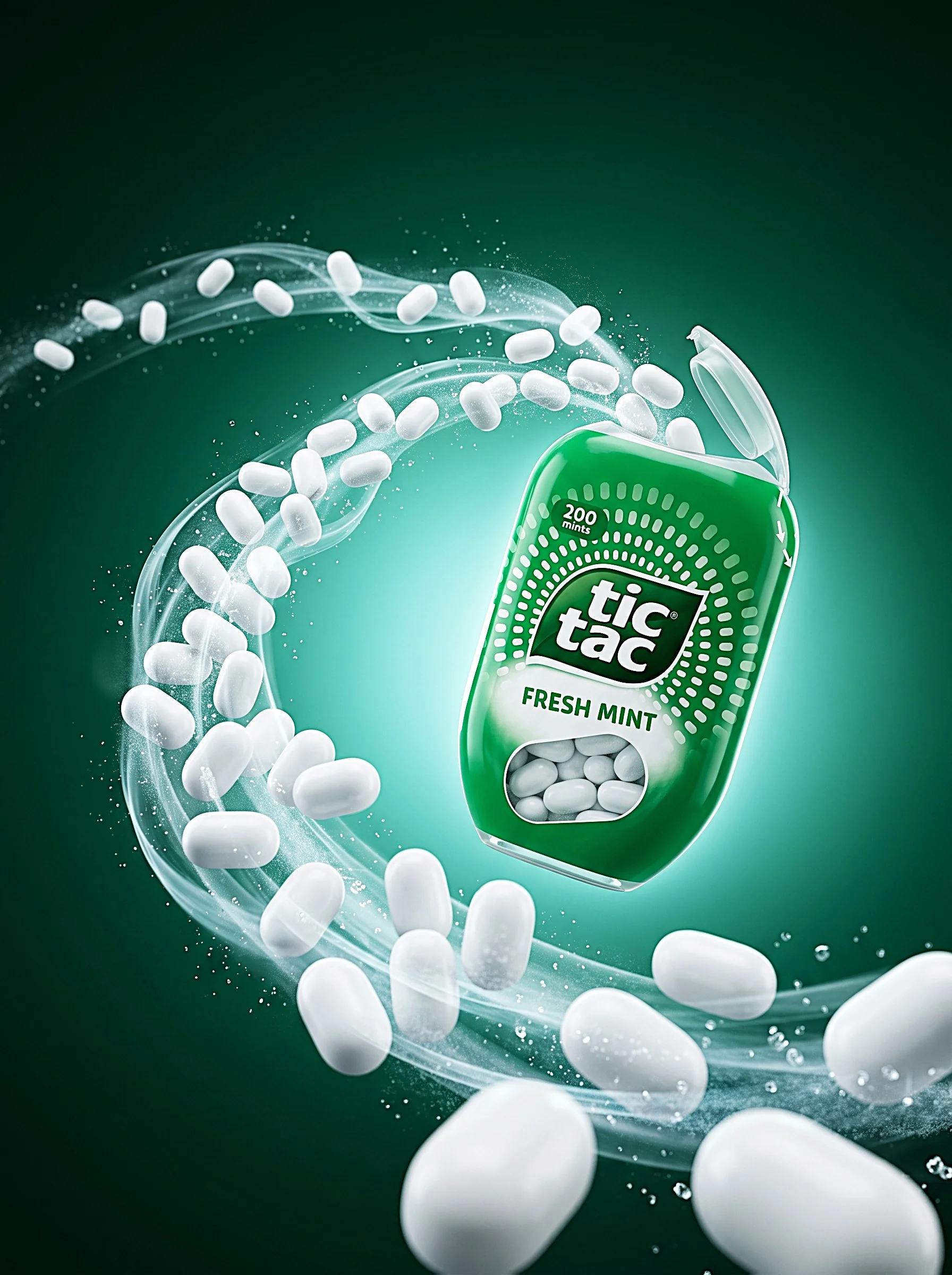 Anuncio de Tic Tac Mints - diseño publicitario